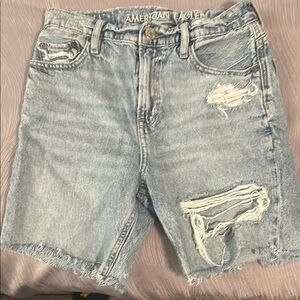 American Eagle Distressed Denim Shorts